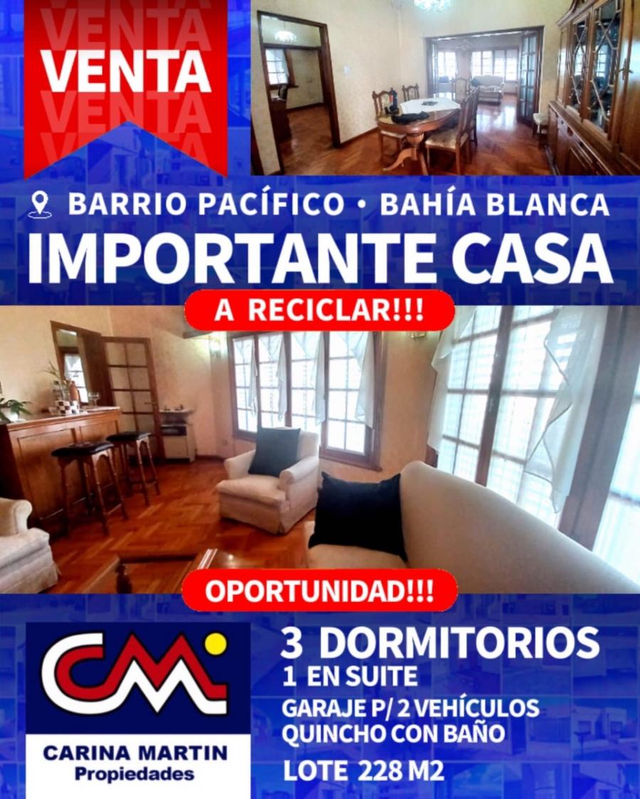 Foto Casa en Venta en Pacifico, Bahia Blanca, Buenos Aires - CAV116564 - BienesOnLine