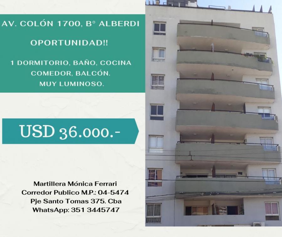 Foto Departamento en Venta en Alberdi, Cordoba, Crdoba - U$D 36.000 - DEV105986 - BienesOnLine