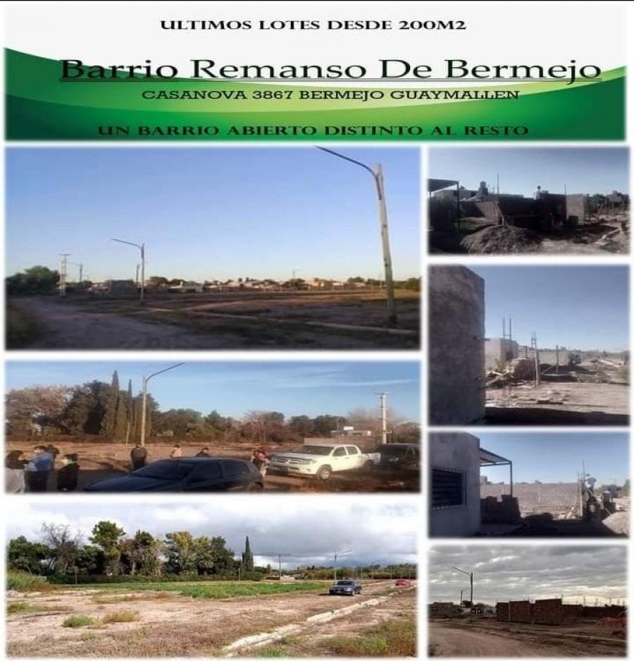 Foto Terreno en Venta en REMANSO DE BERMEJO, BERMEJO, Mendoza - U$D 12.500 - TEV116352 - BienesOnLine