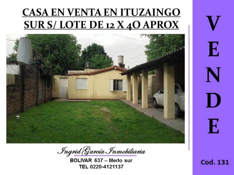 Foto Casa en Venta en Ituzaingo, Buenos Aires - U$D 100.000 - CAV96160 - BienesOnLine