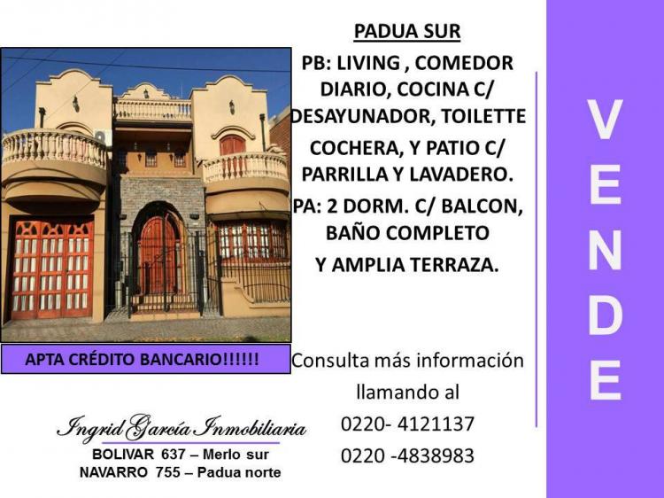 Foto Casa en Venta en San Antonio de Padua, Buenos Aires - U$D 165.000 - CAV94998 - BienesOnLine