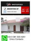Casa en Alquiler por temporada en Villa de El Lago/ Autodromo Rio Hondo