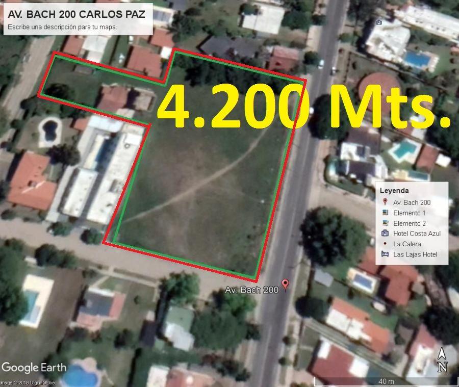 TERRENO 4.200 METROS - COSTA AZUL - CARLOS PAZ