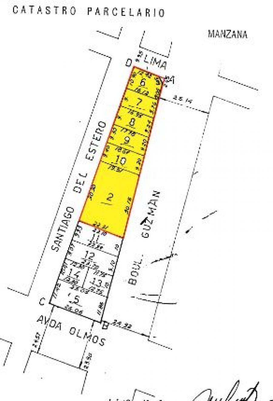 Foto TERRENO IDEAL DESARROLLO INMOBILIARIO BV. GUZMAN ZONA CASA GOBIERNO. TEV115506