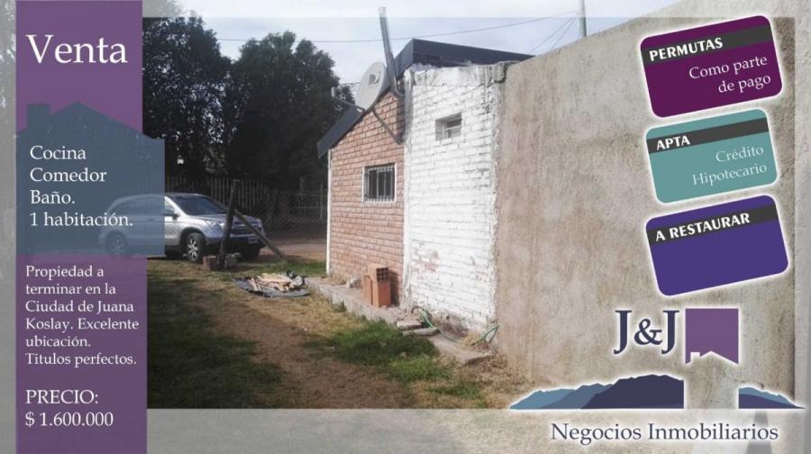 Foto Casa en Venta en Juana Koslay, San Luis - U$D 35.000 - CAV103773 - BienesOnLine