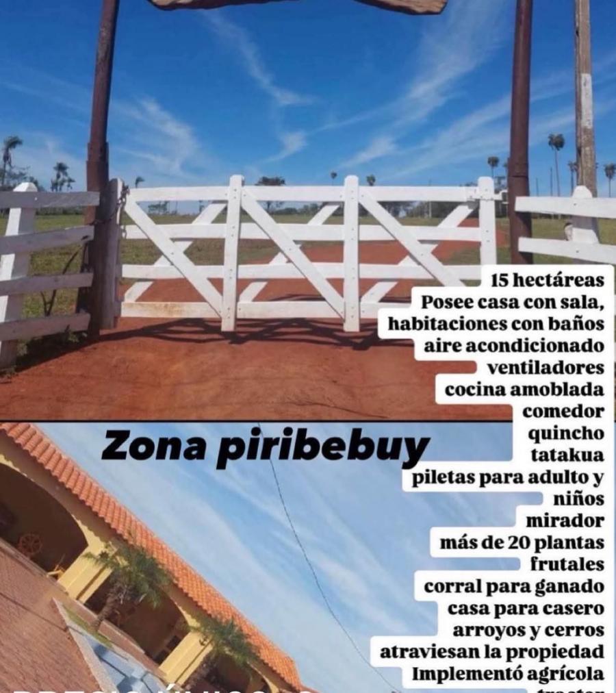 Foto Campo en Venta en Piribebuy, Cordillera - 8 hectareas - G 2.100.000.000 - CPV2599 - BienesOnLine