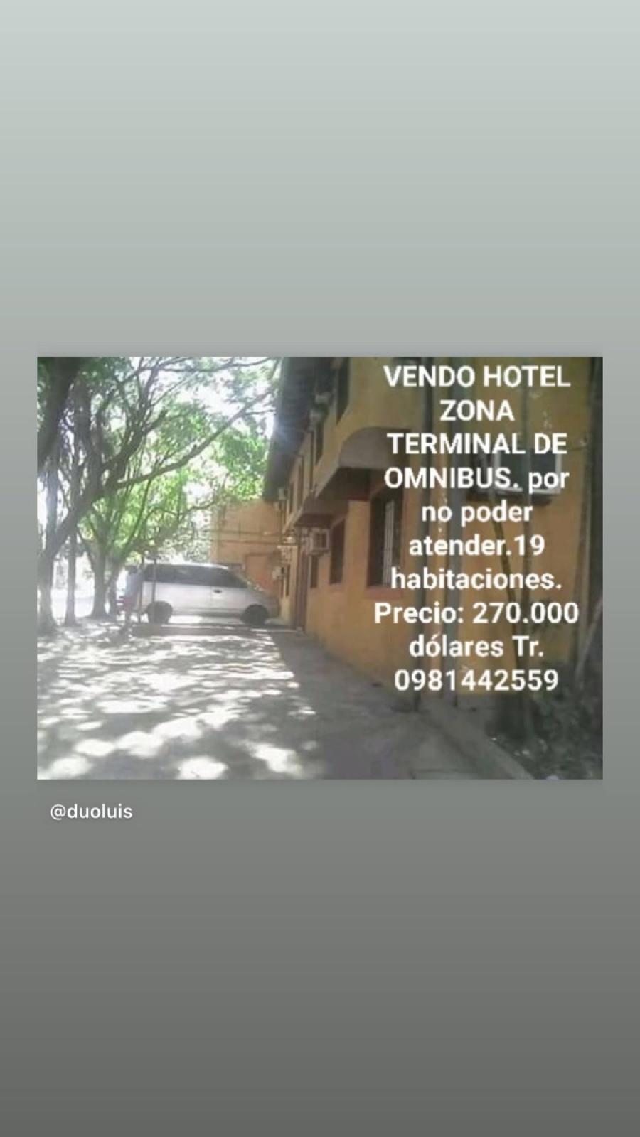 Foto Hotel en Venta en Hipódromo, Asunción - U$D 270.000 - HOV2643 - BienesOnLine
