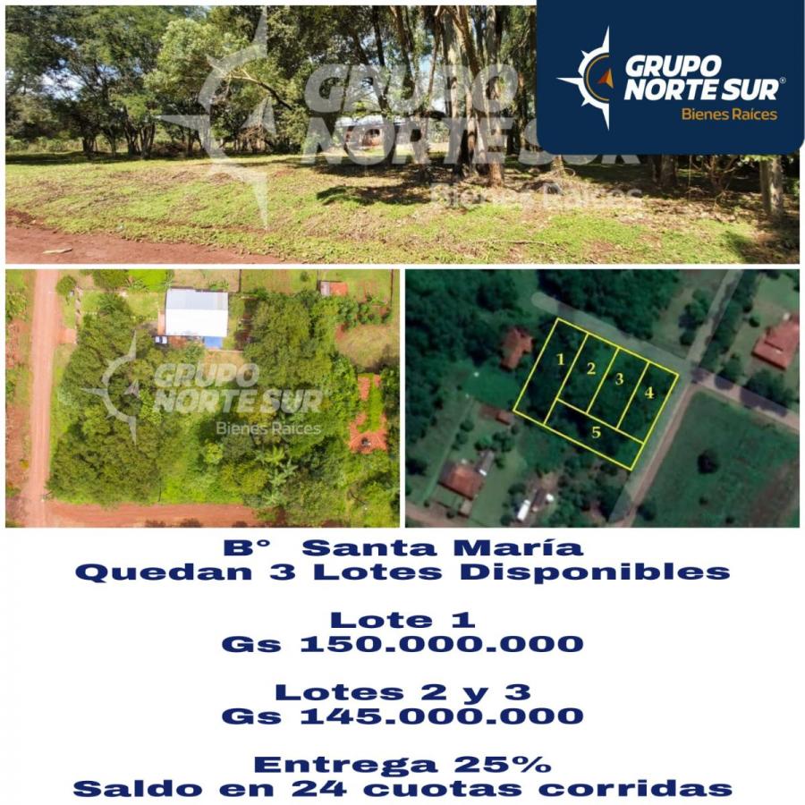 Foto Terreno en Venta en Santa Mara, Encarnacin, Itapa - G 150.000.000 - TEV1141 - BienesOnLine