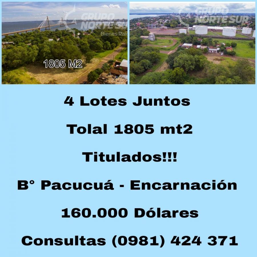 Foto Terreno en Venta en Pacucu, Encarnacin, Itapa - U$D 160.000 - TEV1139 - BienesOnLine