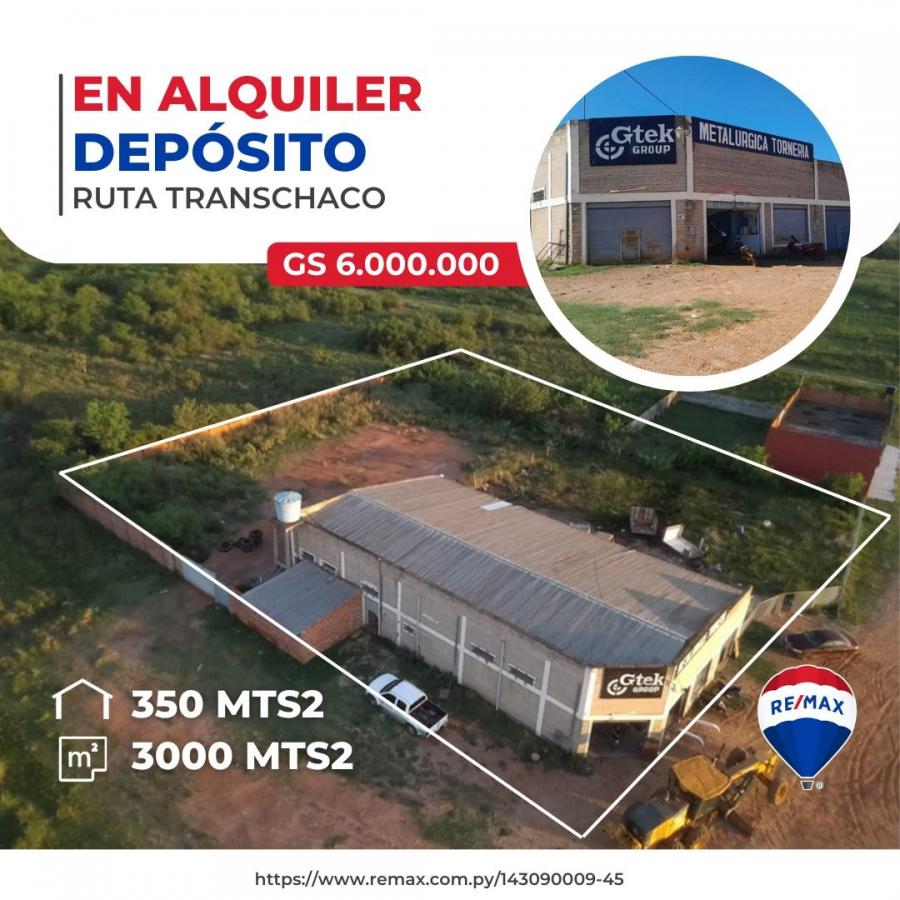 Foto Deposito en Alquiler en Ruta transchaco., Concepción Capital, Concepción - G 6.000.000 - DPA1789 - BienesOnLine