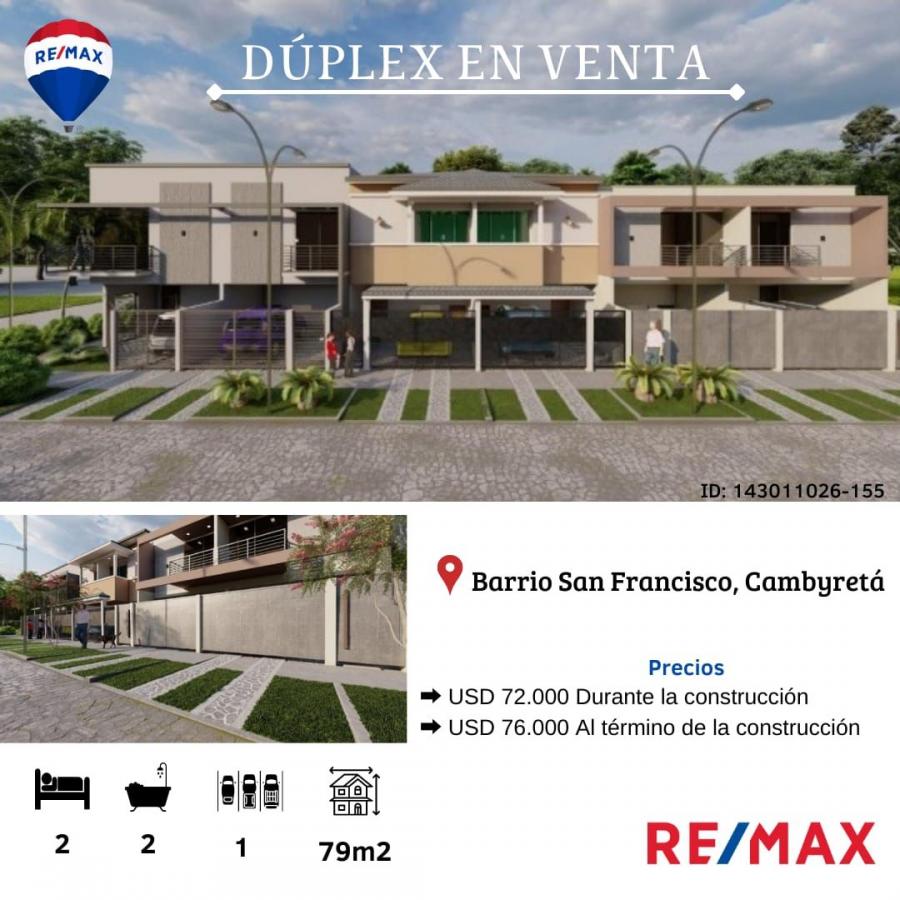 Foto Duplex en Venta en San Francisco, Encarnación, Itapúa - U$D 76.000 - DUV1649 - BienesOnLine