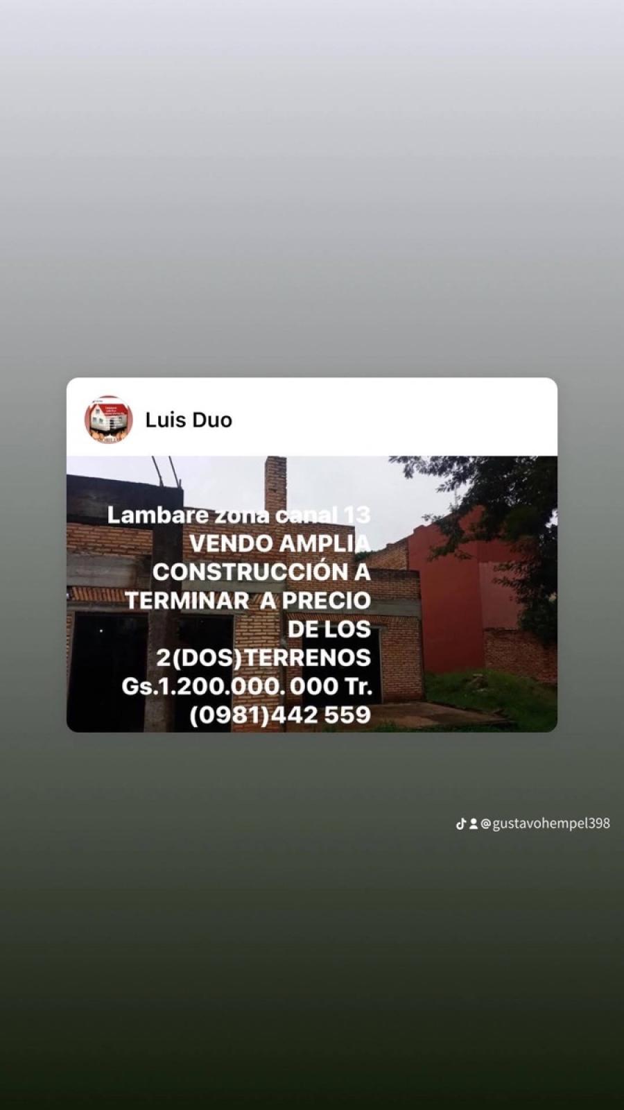 Foto Casa en Venta en Lambaré, Central - G 1.200.000.000 - CAV2580 - BienesOnLine
