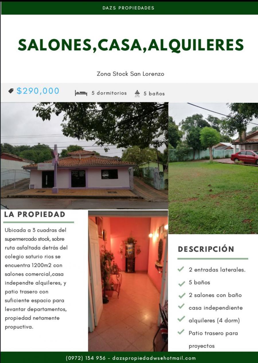 Foto Casa en Venta en San Lorenzo, Central - U$D 290.000 - CAV735 - BienesOnLine