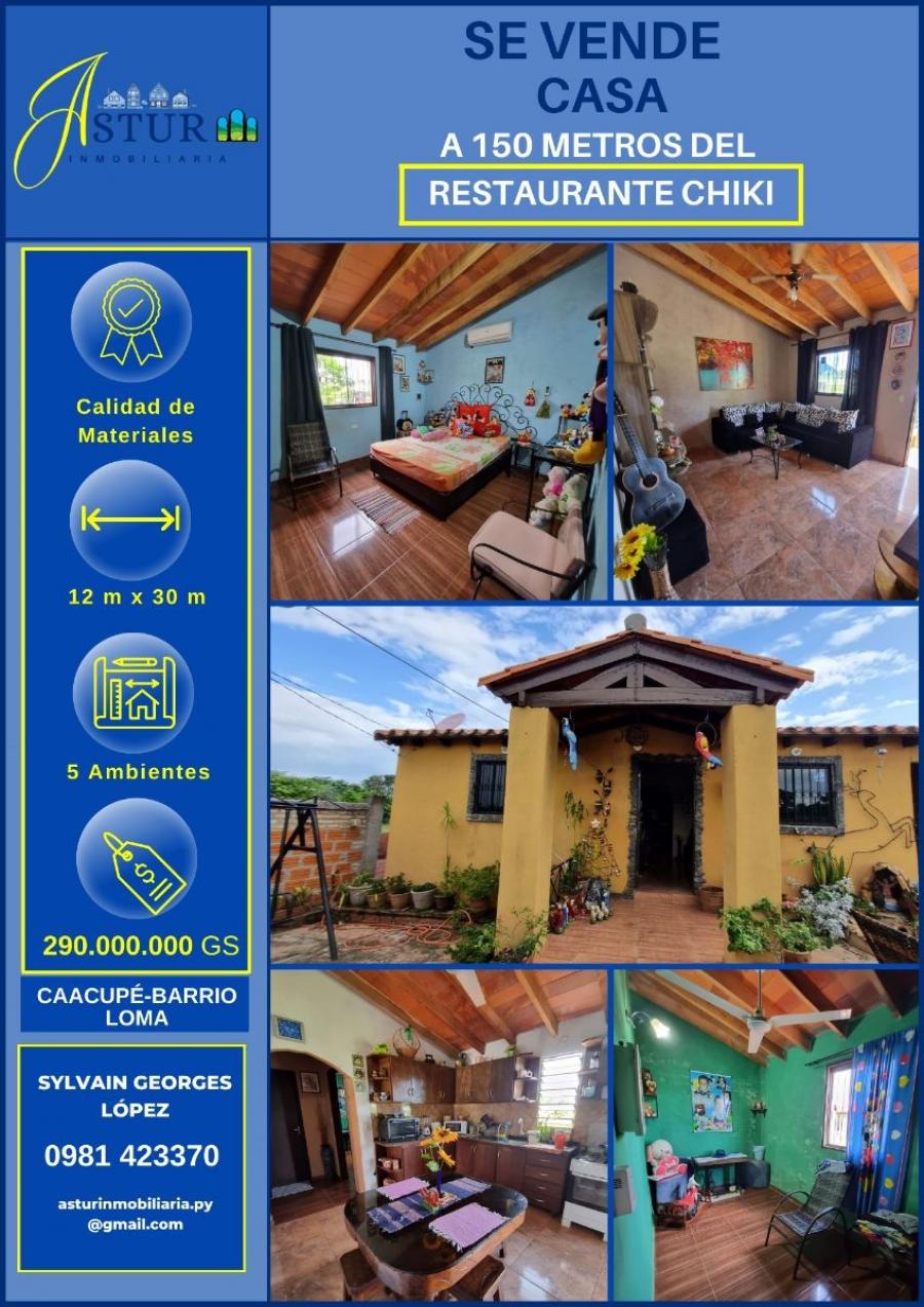 Foto Casa en Venta en Lomas, Caacupé, Cordillera - G 290.000.000 - CAV1673 - BienesOnLine