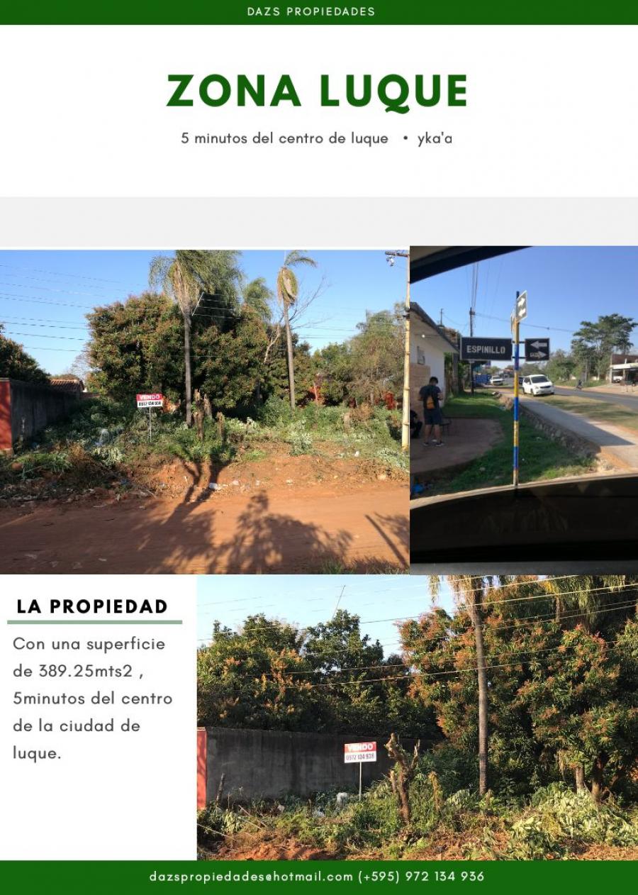 Foto Terreno en Venta en Luque, Central - G 120.000.000 - TEV866 - BienesOnLine