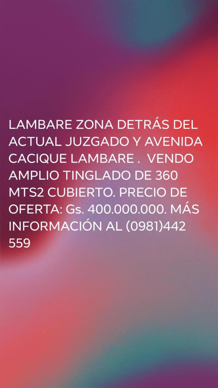 Foto Deposito en Venta en Lambaré, Central - G 400.000.000 - DPV2416 - BienesOnLine