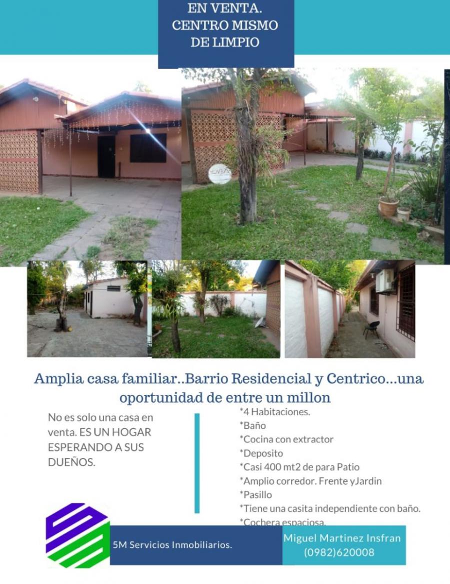 Foto Casa en Venta en CENTRO, Limpio, Central - G 900.000.000 - CAV870 - BienesOnLine
