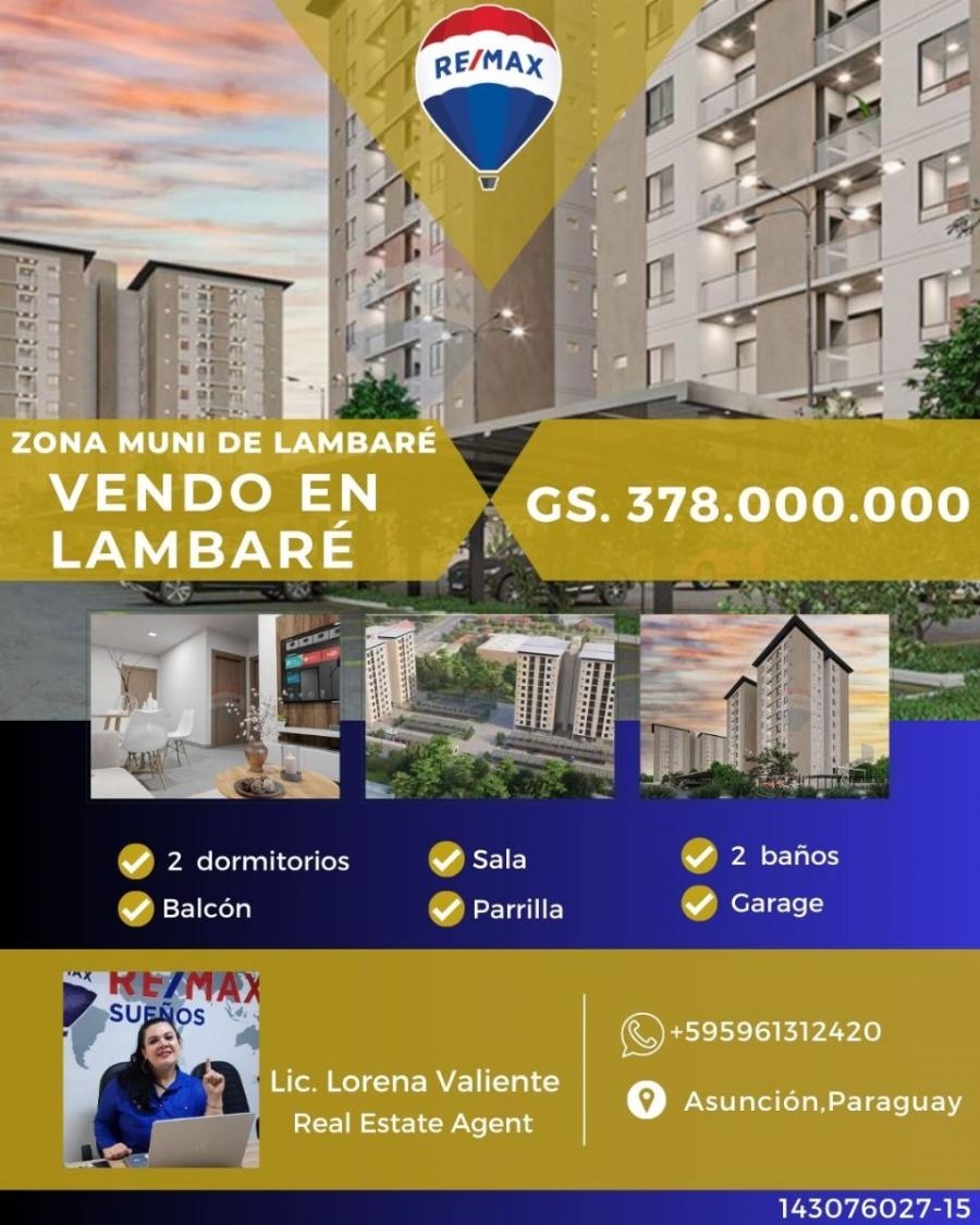 Foto Departamento en Venta en Santa Rosa, Lambar, Central - G 378.000.000 - DEV1820 - BienesOnLine