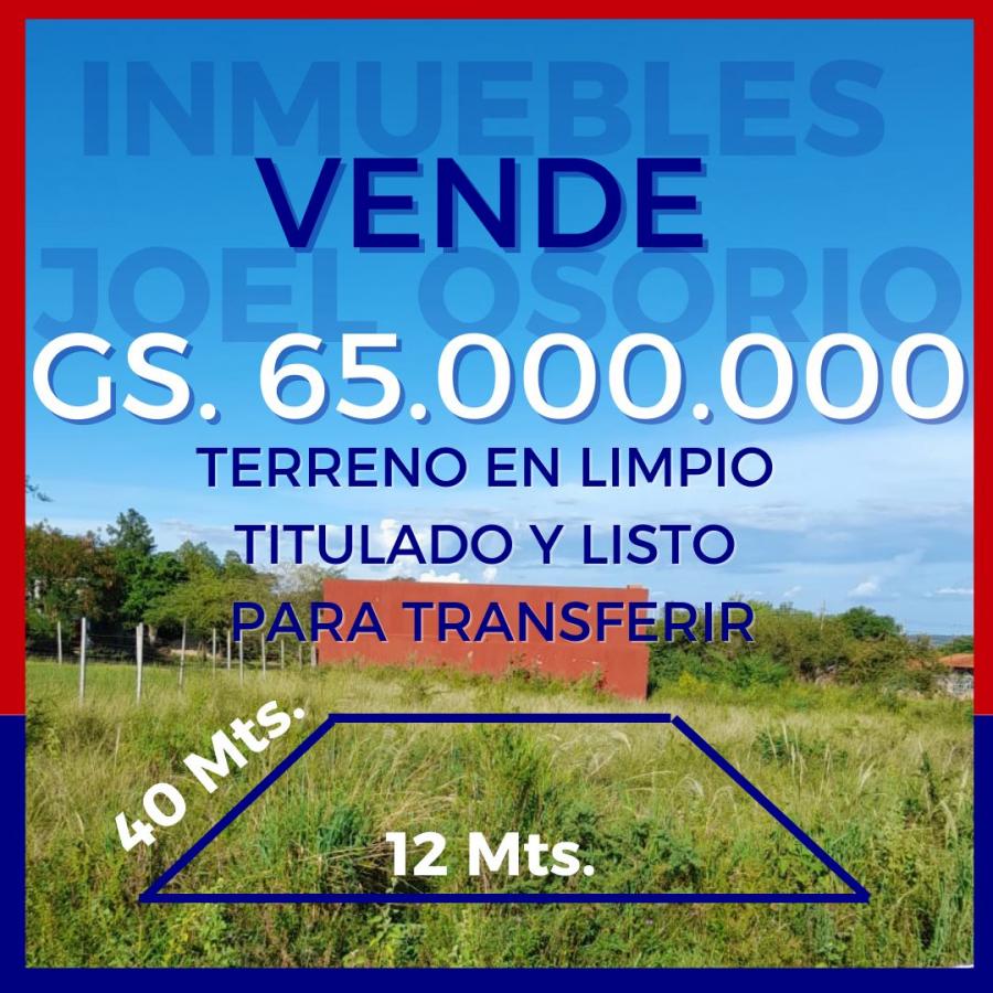 Foto Terreno en Venta en VIRGEN DE LA PAZ, Limpio, Central - G 65.000.000 - TEV2555 - BienesOnLine
