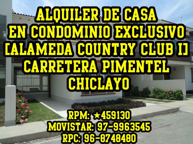 Foto Casa en Alquiler en Pimentel, Chiclayo - CAA18202 - BienesOnLine