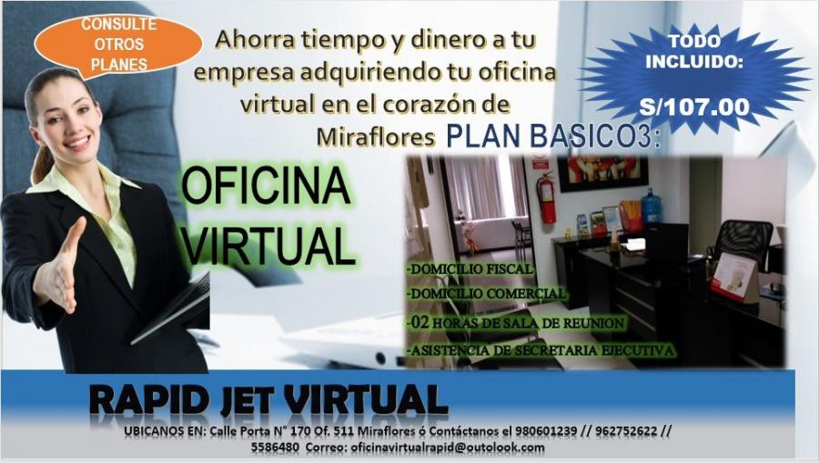 Foto Oficina en Alquiler en LIMA, Miraflores, Lima - S/. 107 - OFA30623 - BienesOnLine