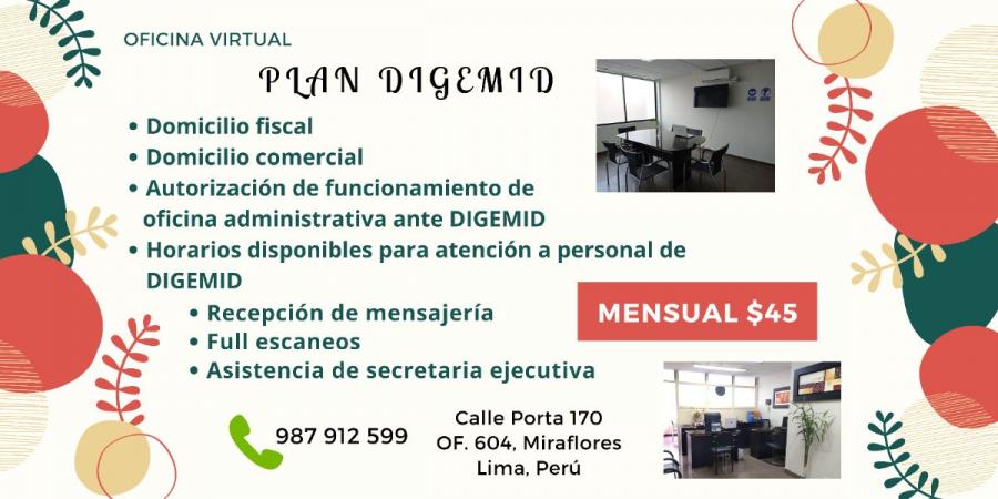 Foto Oficina en Alquiler en Miraflores, Lima, Lima - U$D 45 - OFA35064 - BienesOnLine