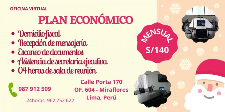 Foto Oficina en Alquiler en Miraflores, Lima, Lima - S/. 140 - OFA35065 - BienesOnLine
