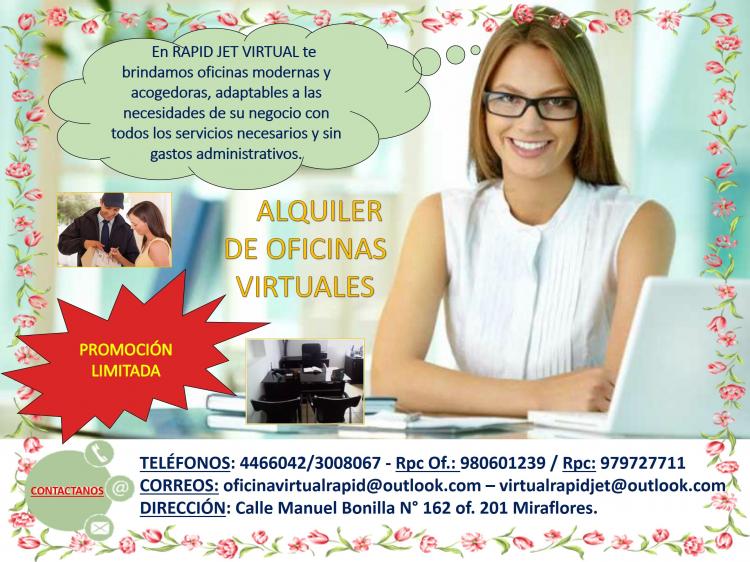 Foto Oficina en Alquiler en Miraflores, Miraflores, Lima - U$D 47 - OFA23470 - BienesOnLine