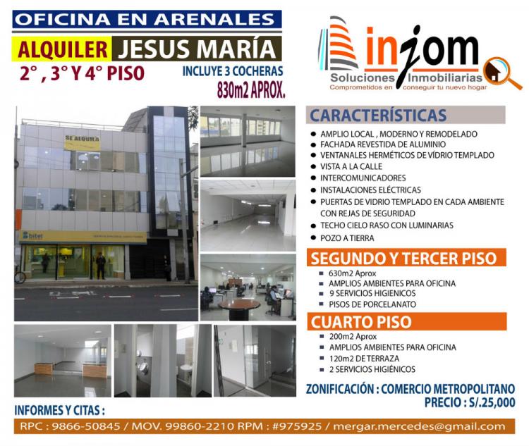 Foto Oficina en Alquiler en Jesus Maria, Jesus Maria, Lima - S/. 25.000 - OFA15194 - BienesOnLine