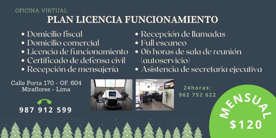 Foto Oficina en Alquiler en Miraflores, Miraflores, Lima - U$D 200 - OFA33444 - BienesOnLine