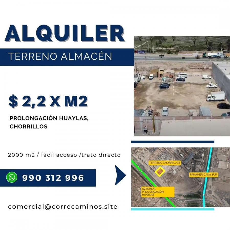 Foto Terreno en Alquiler en Chorrillos, Lima, Lima - TEA37092 - BienesOnLine