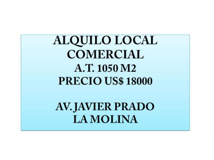 Foto Local en Alquiler en La Molina, Lima - U$D 18.000 - LOA13467 - BienesOnLine