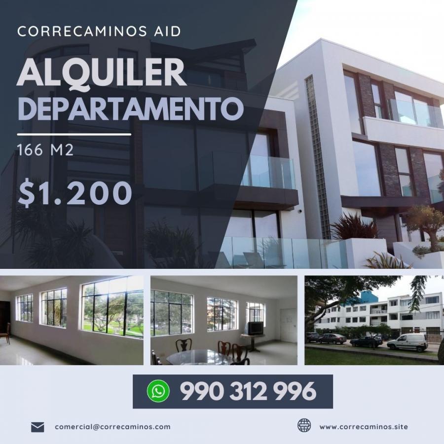 Foto Departamento en Alquiler en San Isidro, Lima, Lima - U$D 1.200 - DEA37048 - BienesOnLine