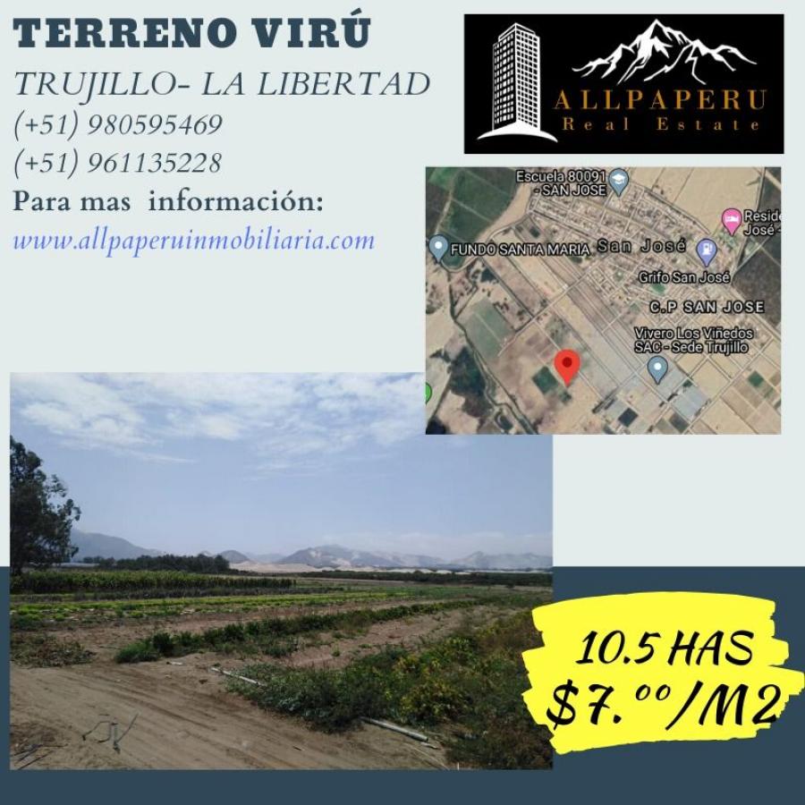 Foto Terreno en Venta en Viru, Viru - 10 hectareas - U$D 735.000 - TEV30104 - BienesOnLine