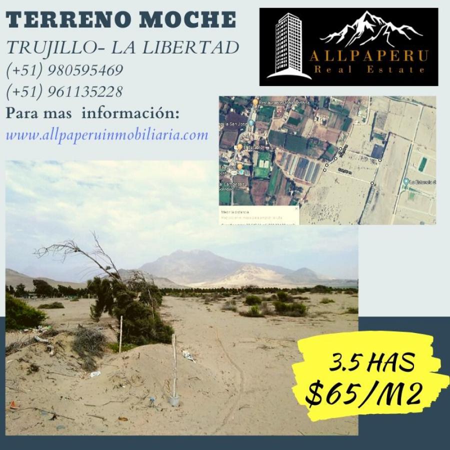 Foto Terreno en Venta en Moche, Trujillo - 3 hectareas - U$D 2.275.000 - TEV30111 - BienesOnLine