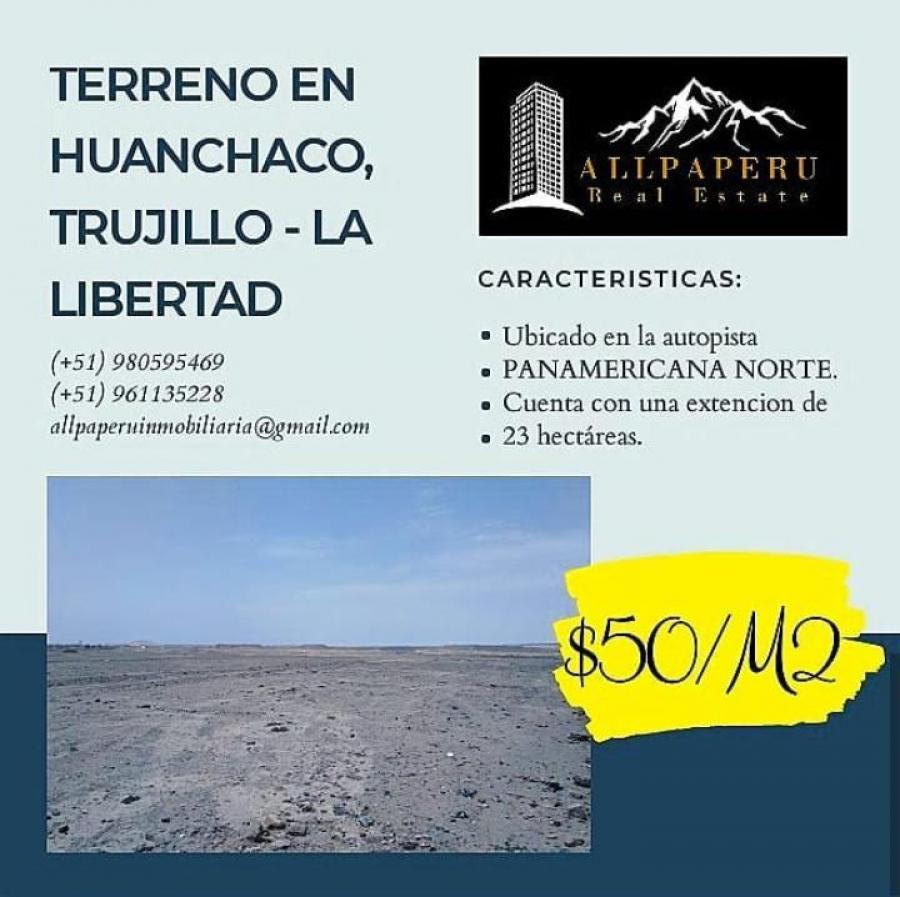 Foto Terreno en Venta en Huanchaco, Trujillo - 23 hectareas - U$D 11.500.000 - TEV30113 - BienesOnLine
