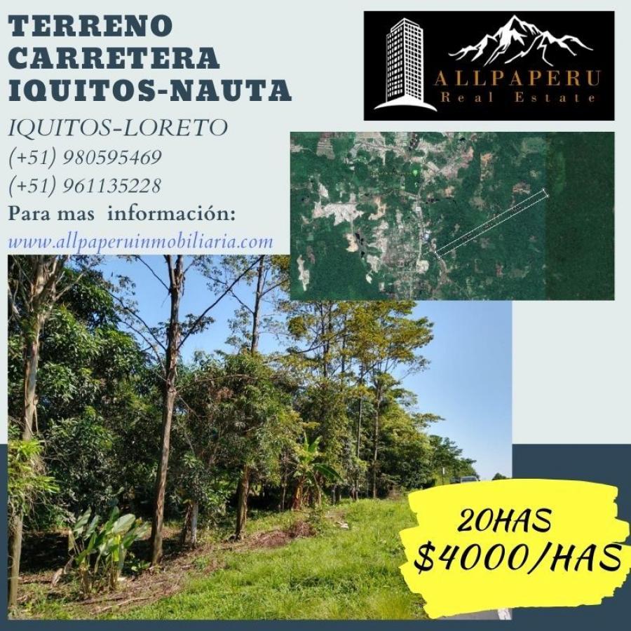 Foto Terreno en Venta en Iquitos, Maynas - 20 hectareas - U$D 4.000 - TEV31344 - BienesOnLine