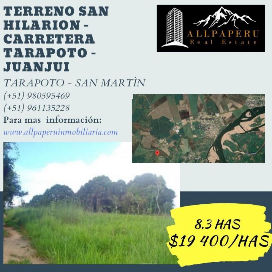 Foto Terreno en Venta en San Hilarion, Picota - 8 hectareas - U$D 19.400 - TEV31339 - BienesOnLine