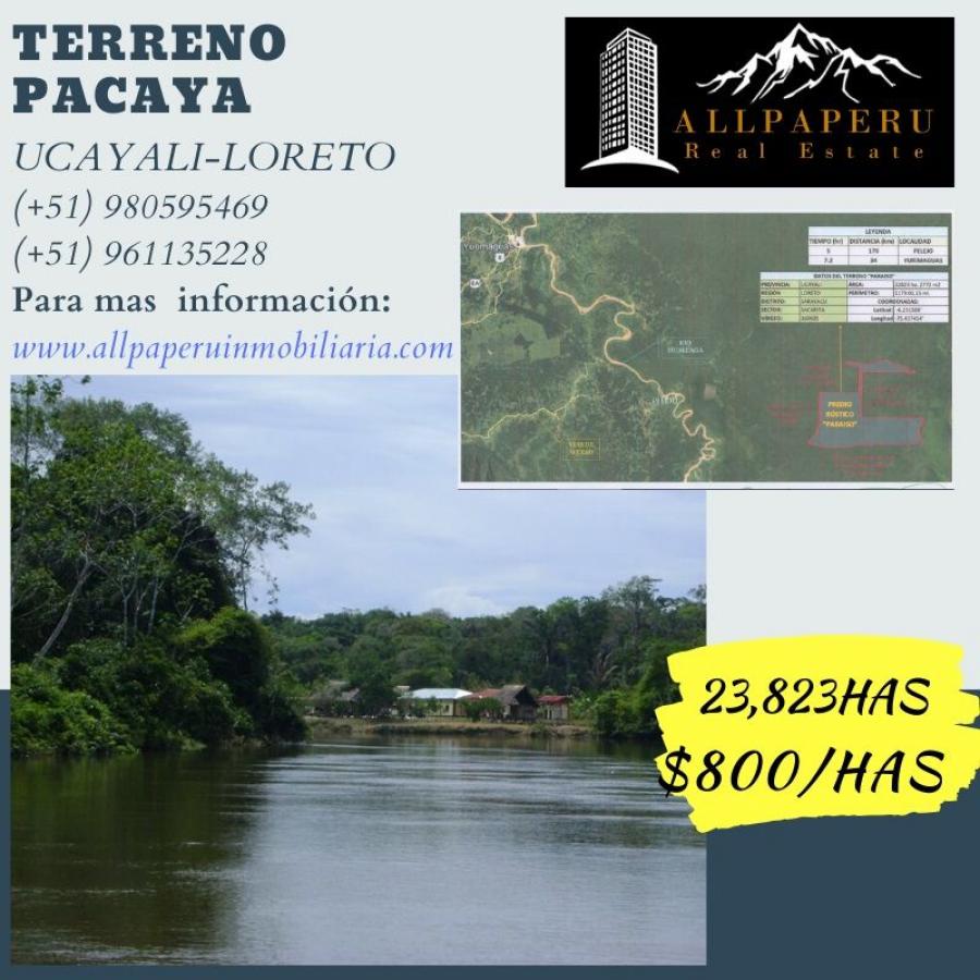 Foto Terreno en Venta en Sarayacu, Ucayali - 22 hectareas - U$D 23.000.000 - TEV30095 - BienesOnLine