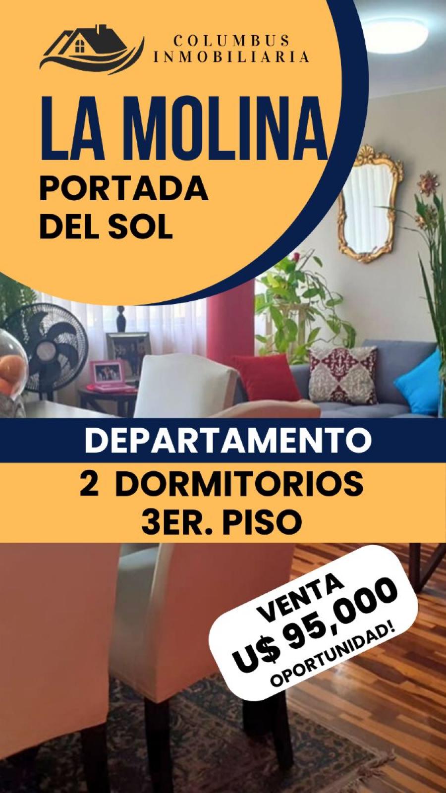 Foto Departamento en Venta en PORTADA DEL SOL, La Molina, Lima - U$D 95.000 - DEV38786 - BienesOnLine