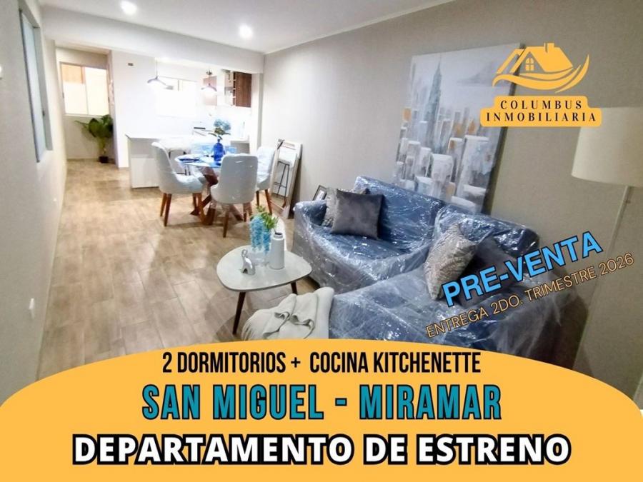 Foto San Miguel MIRAMAR - Dpto de 2 dorm + Cocina Kitchenette (Pre-Venta)