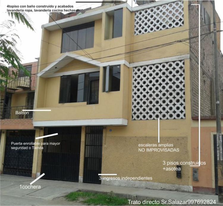Foto Casa en Venta en Comas, Comas, Lima - S/. 415.000 - CAV14400 - BienesOnLine