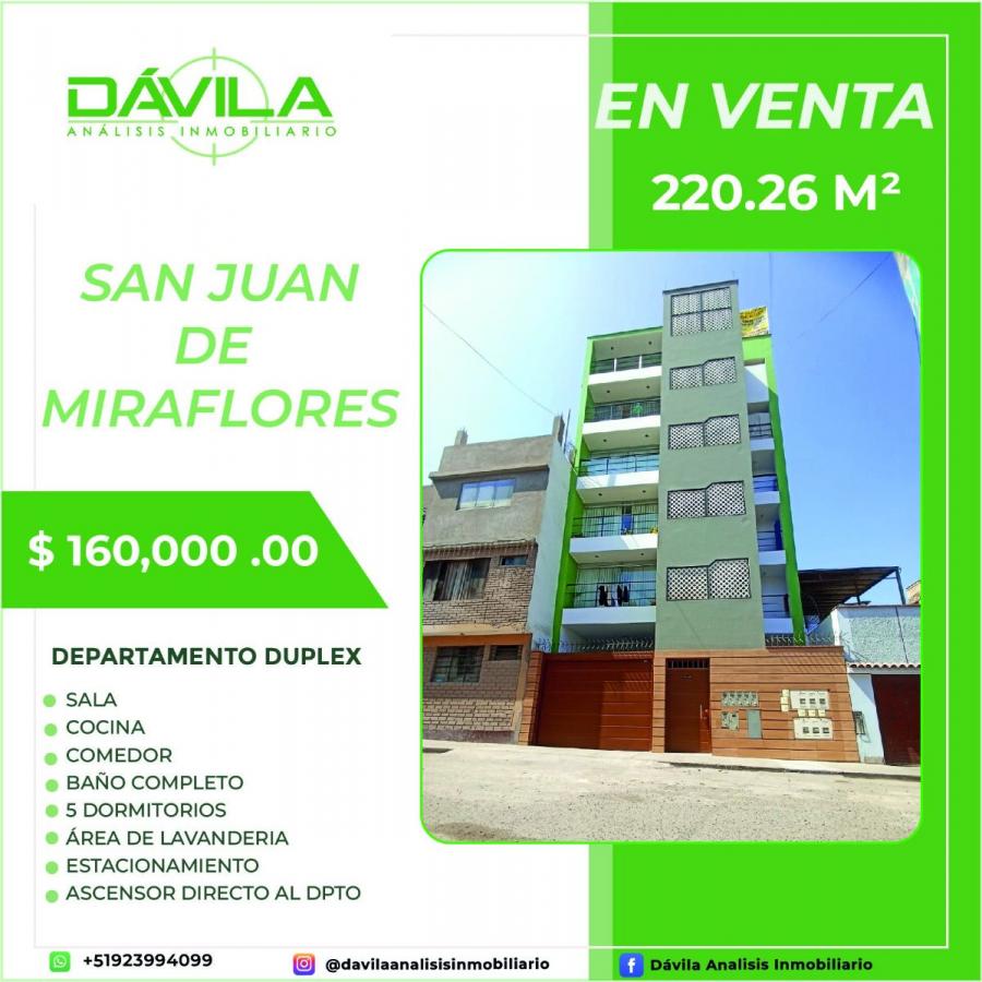 Foto Departamento en Venta en San Juan de Miraflores, San Juan De Miraflores, Lima - U$D 160.000 - DEV35604 - BienesOnLine