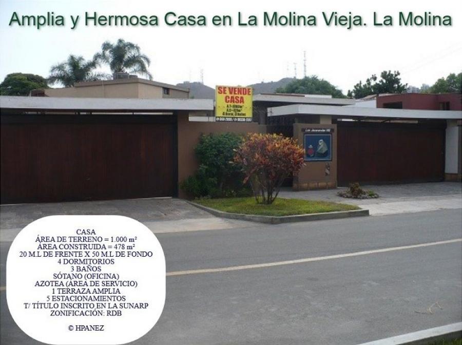 Foto Casa en Venta en LA MOLINA, La Molina, Lima - U$D 1.100.000 - CAV37014 - BienesOnLine