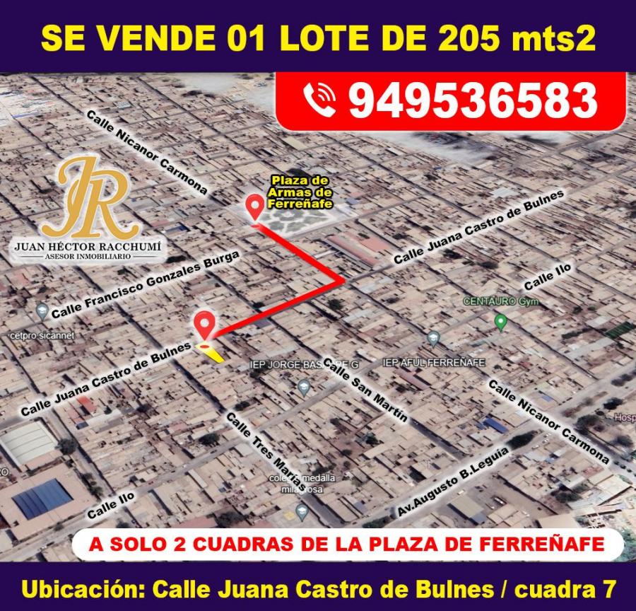 Foto Terreno en Venta en FERREAFE, DENTRO DEL PLAN DE DESARROLLO URBANO, Ferrenafe - TEV38377 - BienesOnLine