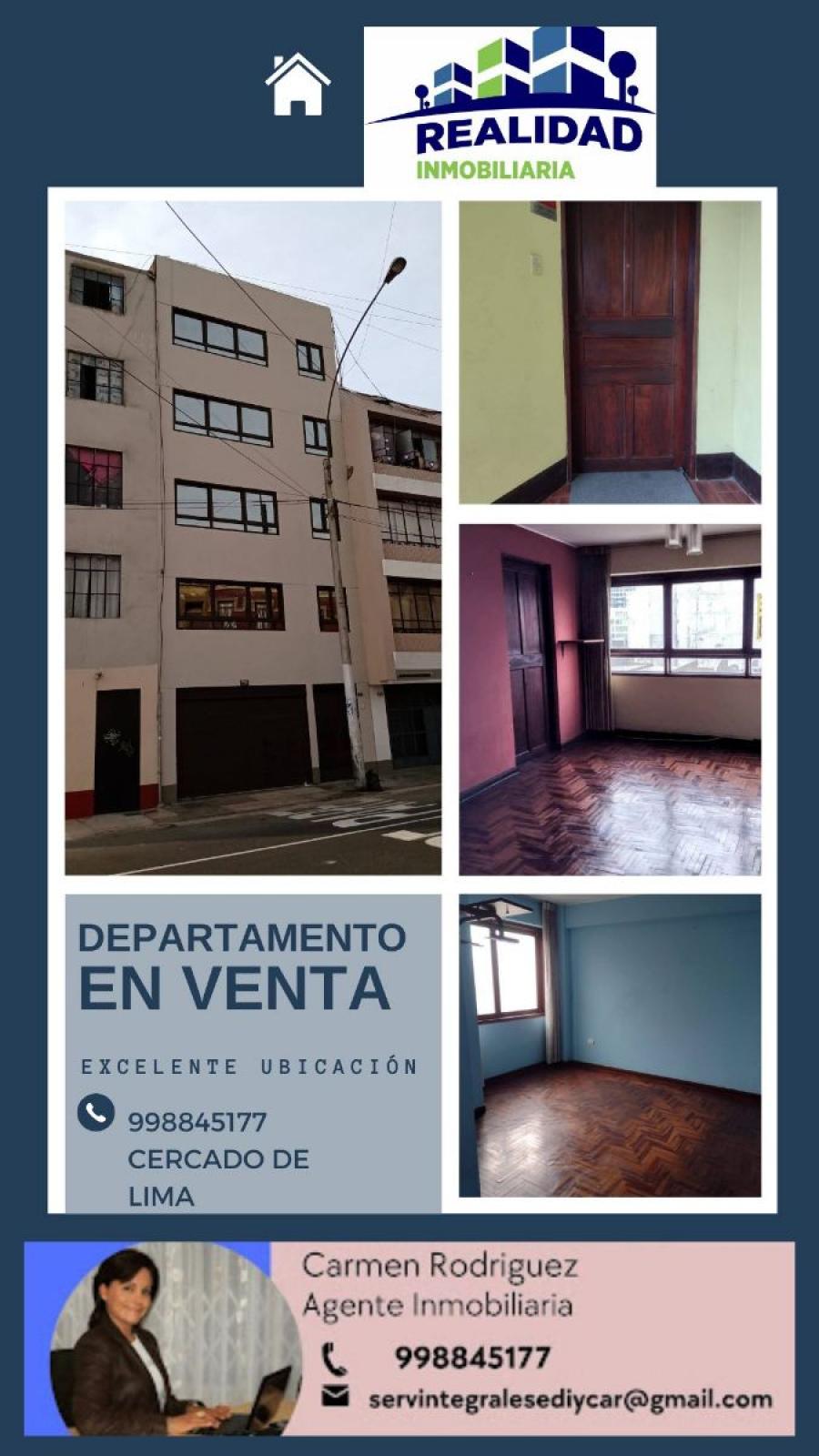 Foto Departamento en Venta en LIMA, CERCADO DE LIMA, Lima - U$D 63.000 - DEV37487 - BienesOnLine