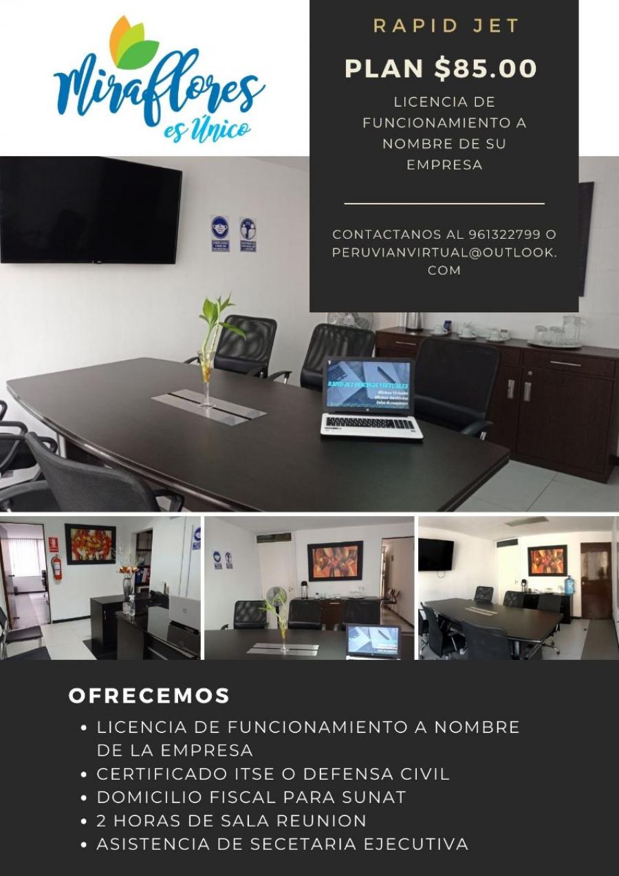 Foto Oficina en Alquiler en MIRAFLORES, Lima Callao, Lima - U$D 85 - OFA35280 - BienesOnLine