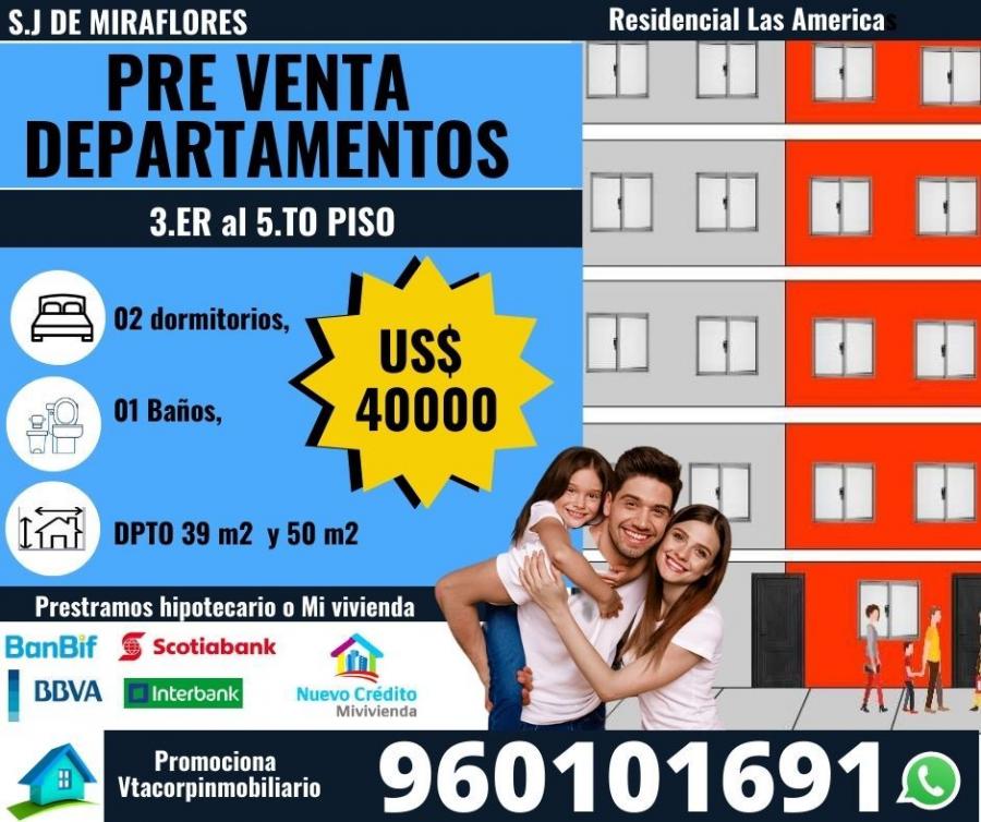 Foto Departamento en Venta en San Juan de Miraflores, San Juan De Miraflores, Lima - U$D 45.000 - DEV36444 - BienesOnLine