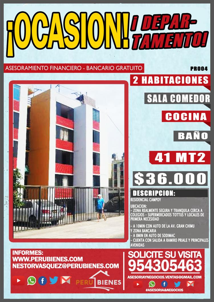 Foto Departamento en Venta en San Juan De Lurigancho, Lima - U$D 36.000 - DEV23676 - BienesOnLine