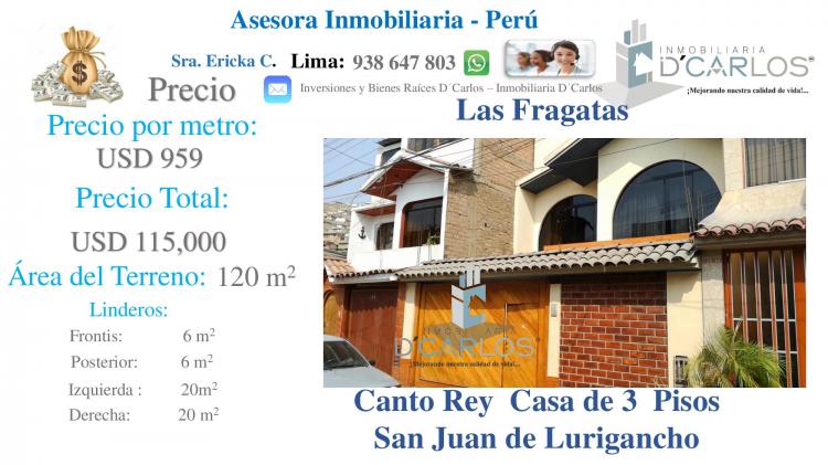 Foto Casa en Venta en Lima, San Juan De Lurigancho, Lima - U$D 113.000 - CAV24105 - BienesOnLine